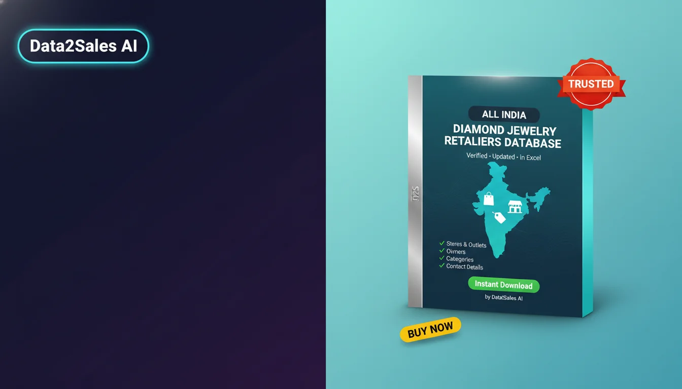 Buy Diamond Jewelry Retailers Database in India — Verified B2B Leads
