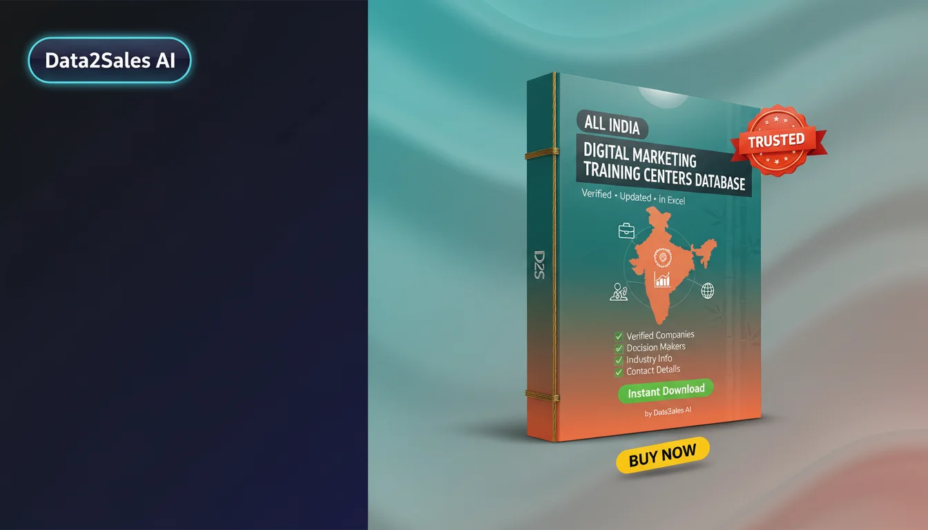 Buy Digital Marketing Training Centers Database in India — Verified…
