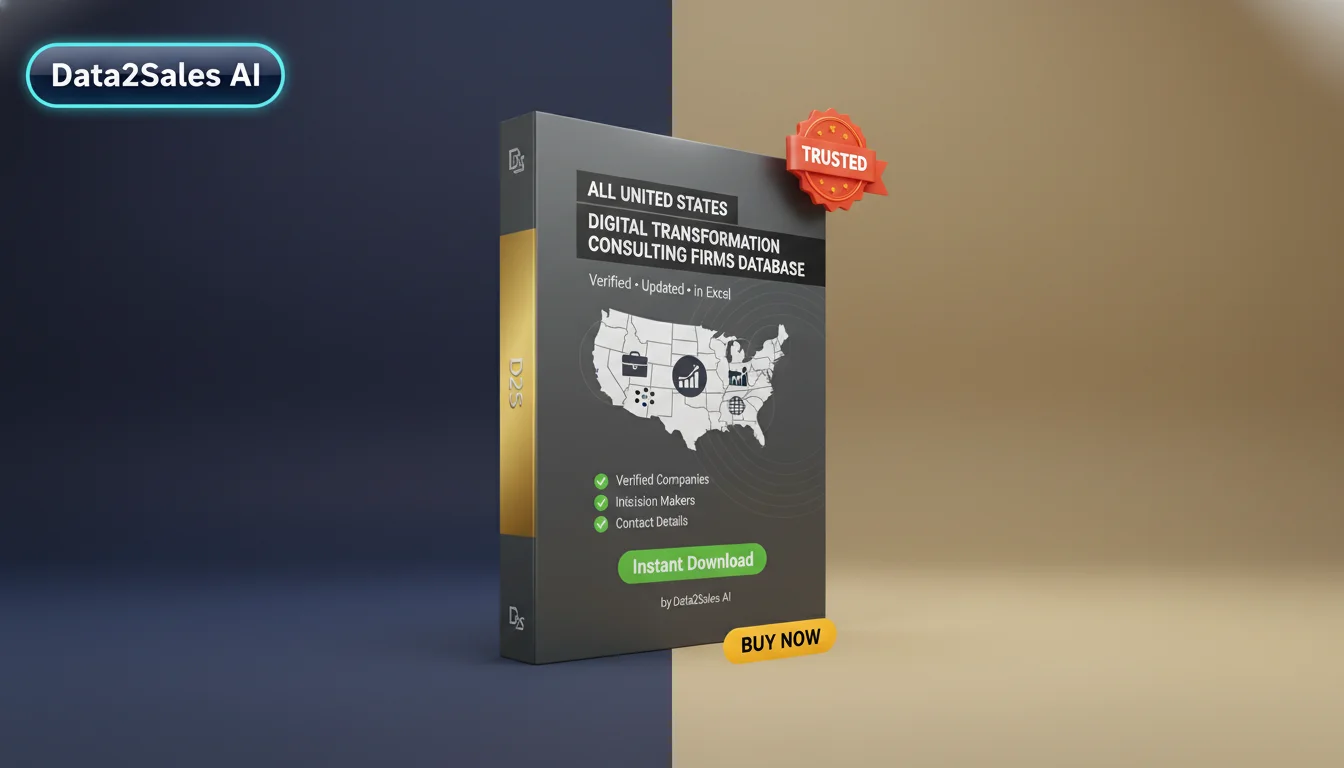 Buy Digital Transformation Consulting Firms Database in United State…