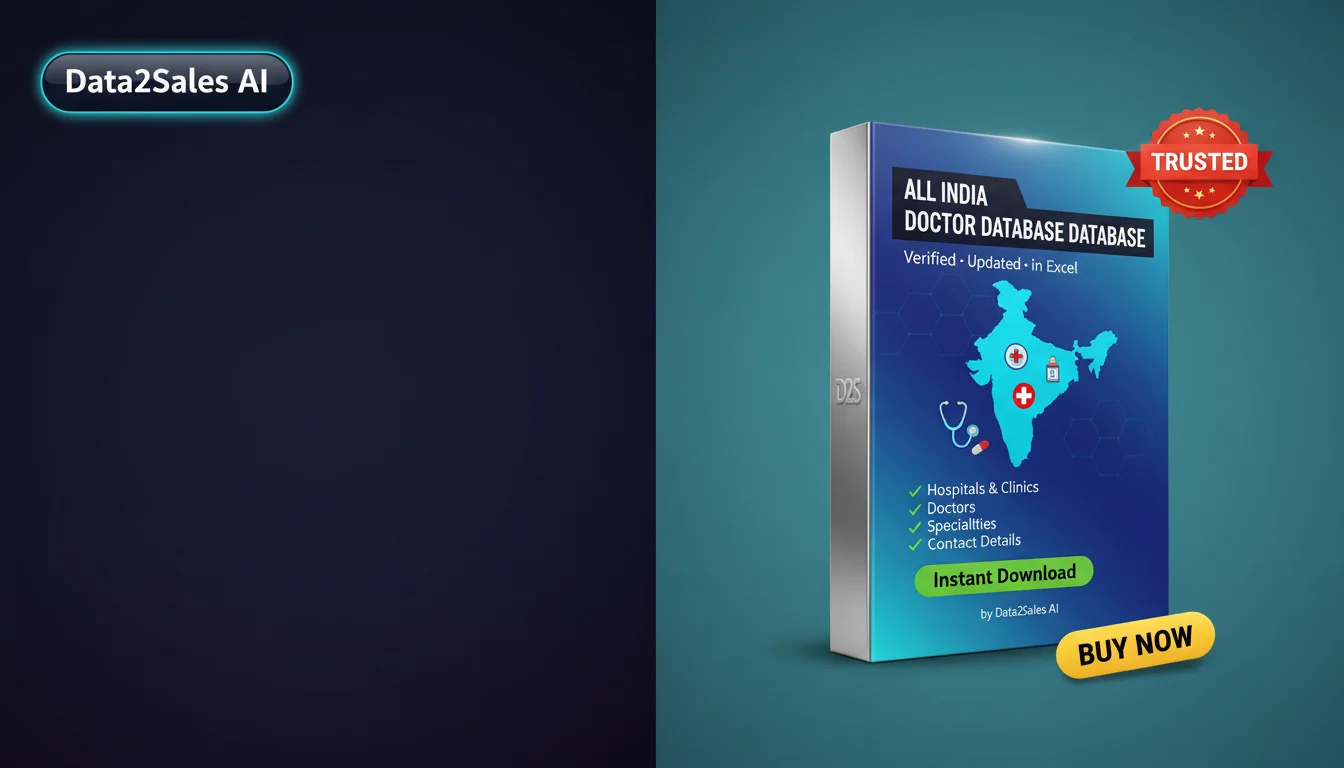 Buy Doctor Databases Database in India — Verified B2B Leads