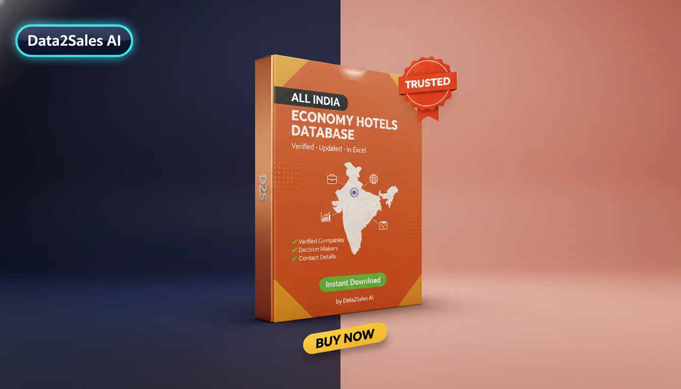Buy Economy Hotels Database in India — Verified B2B Leads