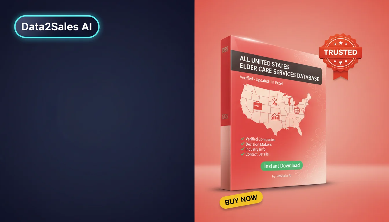 Buy Elder Care Services Database in United States — Verified B2B Lea…