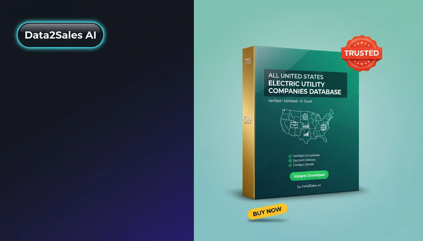 Buy Electric Utility Companies Database in United States — Verified…