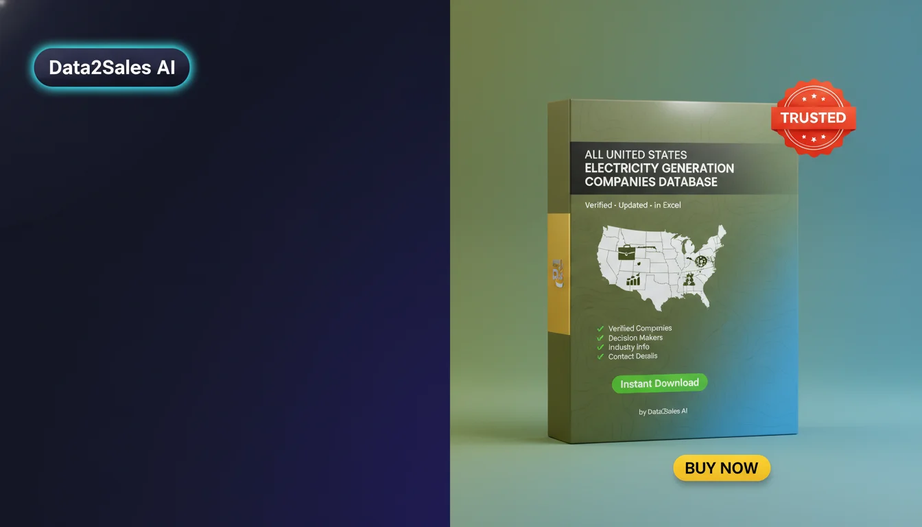 Buy Electricity Generation Companies Database in United States — Ver…