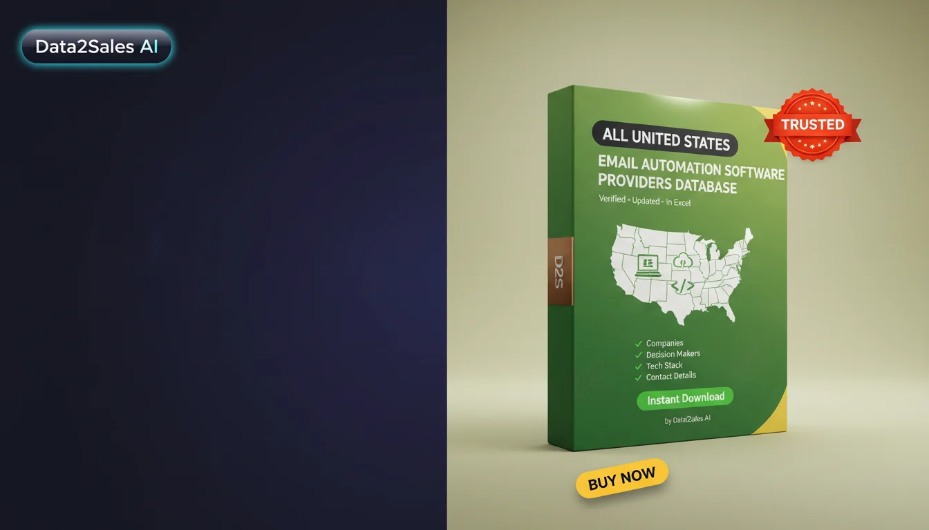 Buy Email Automation Software Providers Database in United States…
