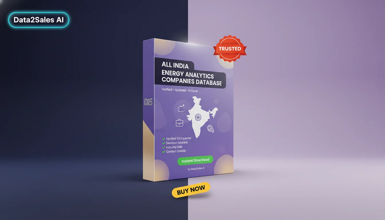 Buy Energy Analytics Companies Database in India — Verified B2B Lead…