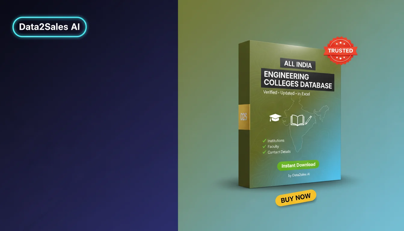 Buy Engineering Colleges Database in India — Verified B2B Leads