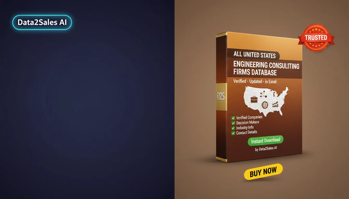 Buy Engineering Consulting Firms Database in United States — Verifie…