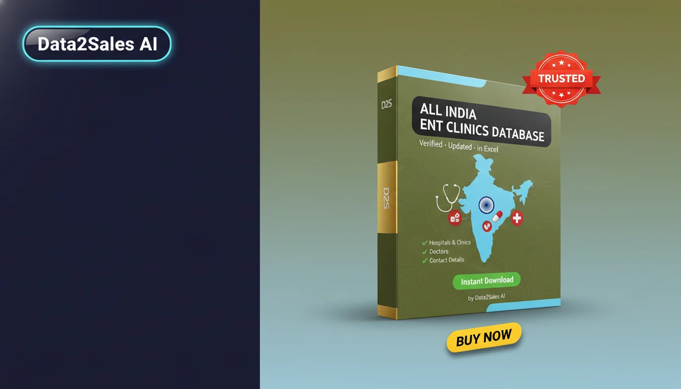 Buy Ent Clinics Database in India — Verified B2B Leads