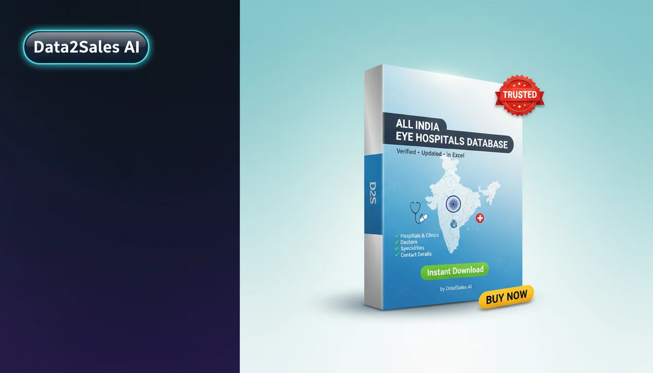 Buy Eye Hospitals Database in India — Verified B2B Leads