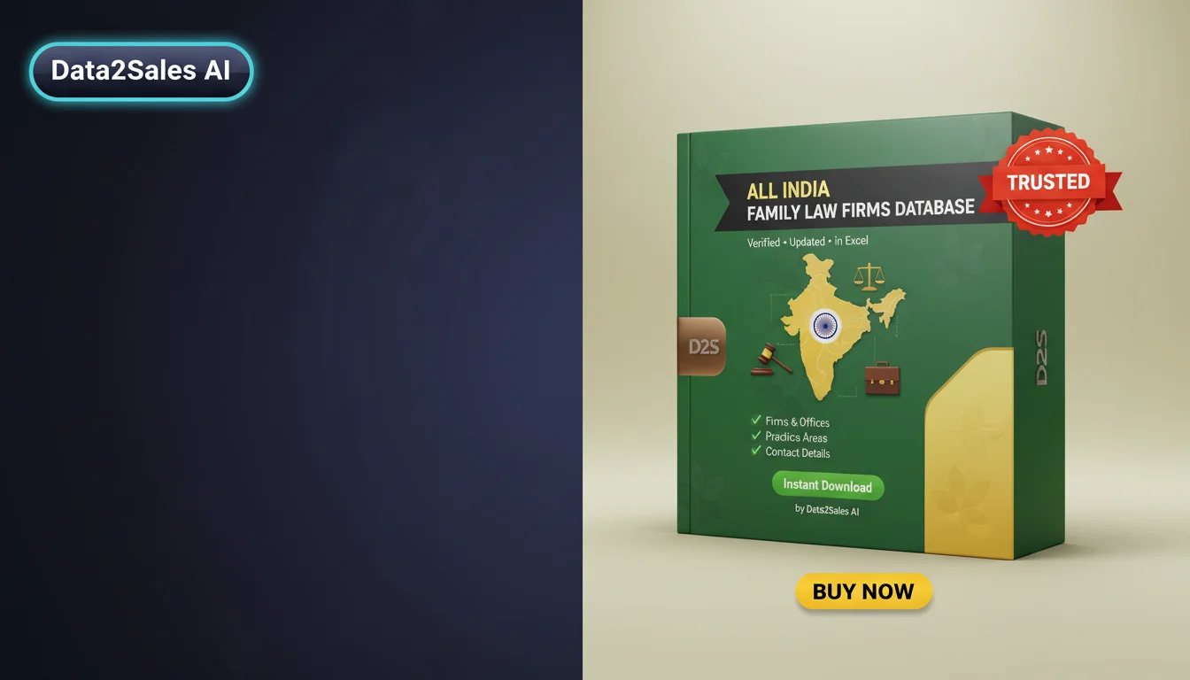 Buy Family Law Firms Database in India — Verified B2B Leads