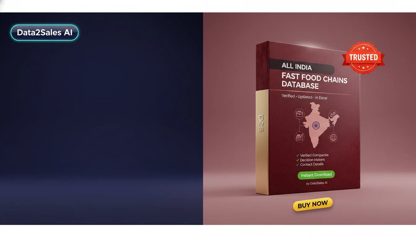 Buy Fast Food Chains Database in India — Verified B2B Leads