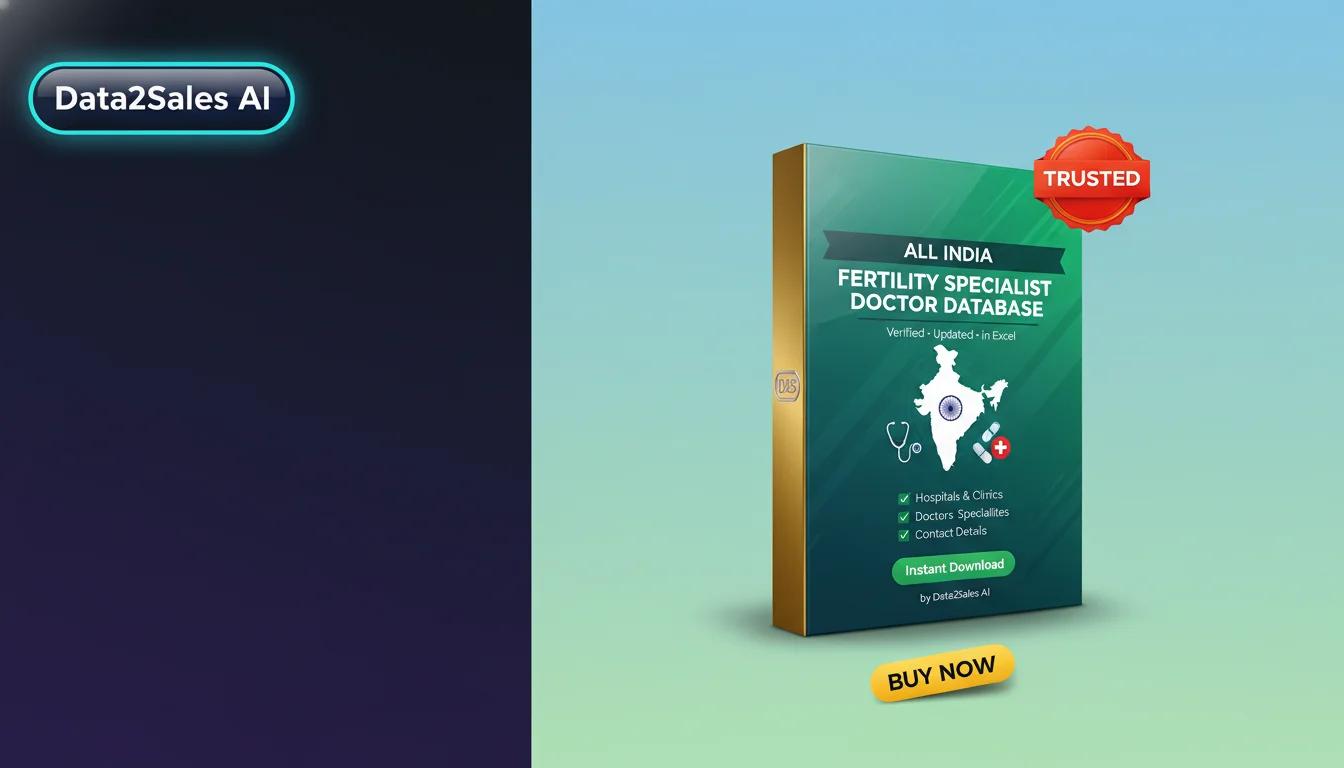 Buy Fertility Specialist Doctor Databases Database in India — Verifi…