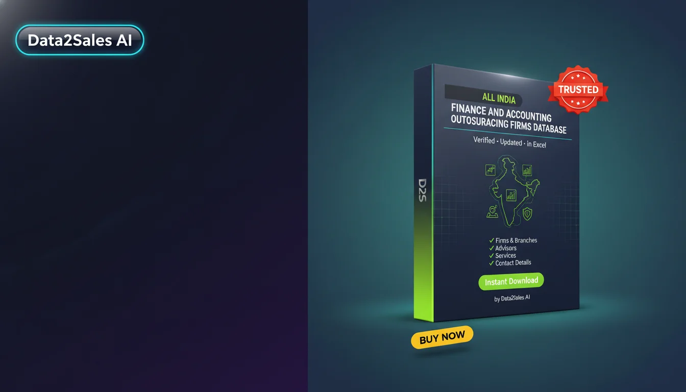 Buy Finance And Accounting Outsourcing Firms Database in India — Ver…