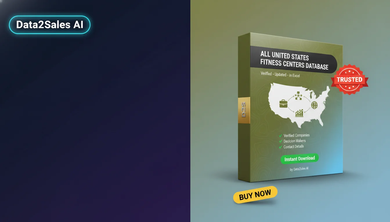 Buy Fitness Centers Database in United States — Verified B2B Leads