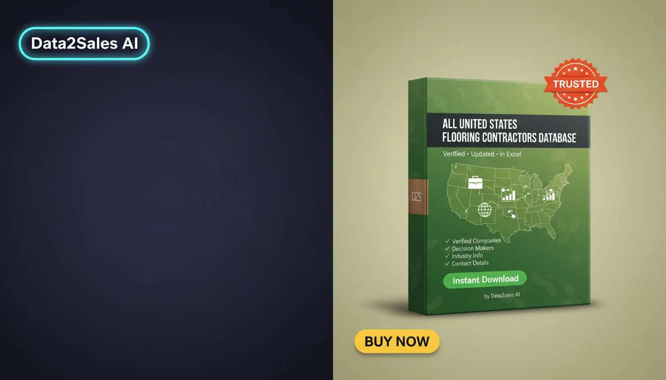 Buy Flooring Contractors Database in United States — Verified B2B Le…