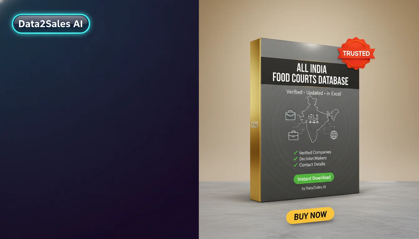 Buy Food Courts Database in India — Verified B2B Leads