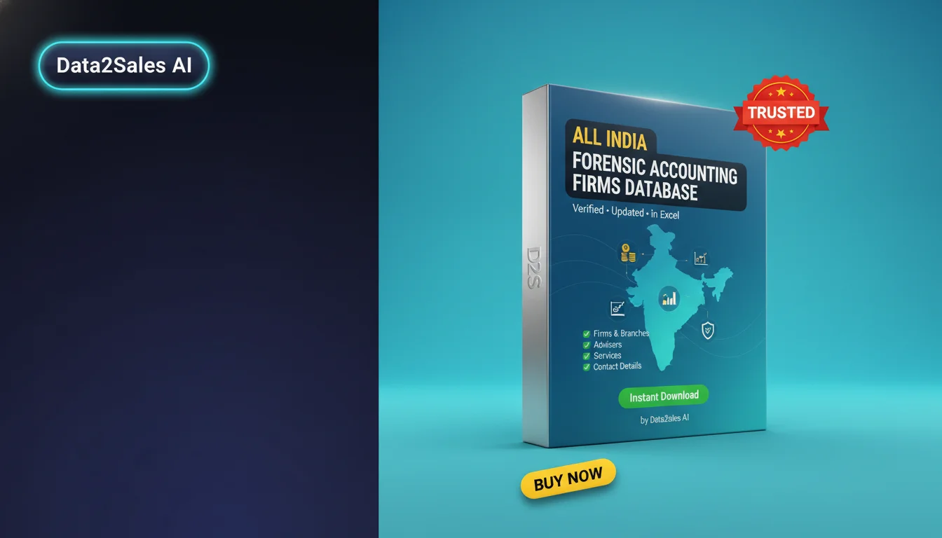 Buy Forensic Accounting Firms Database in India — Verified B2B Leads