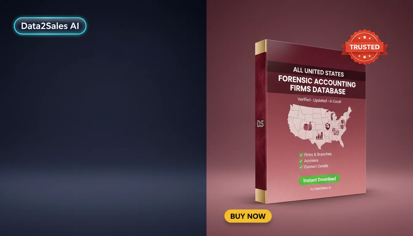 Buy Forensic Accounting Firms Database in United States — Verified B…