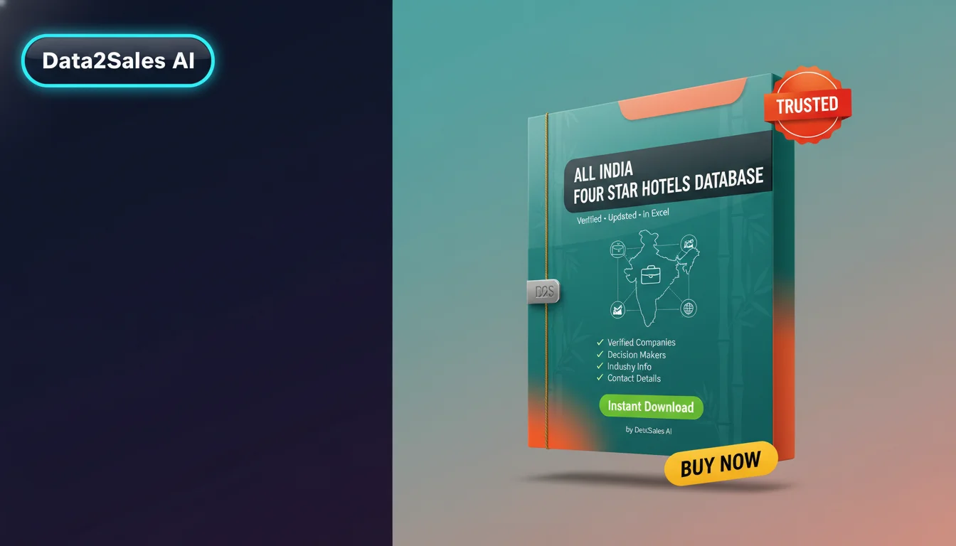 Buy Four Star Hotels Database in India — Verified B2B Leads
