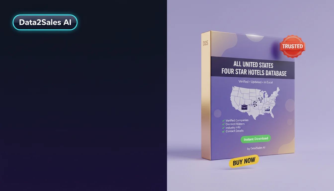 Buy Four Star Hotels Database in United States — Verified B2B Leads