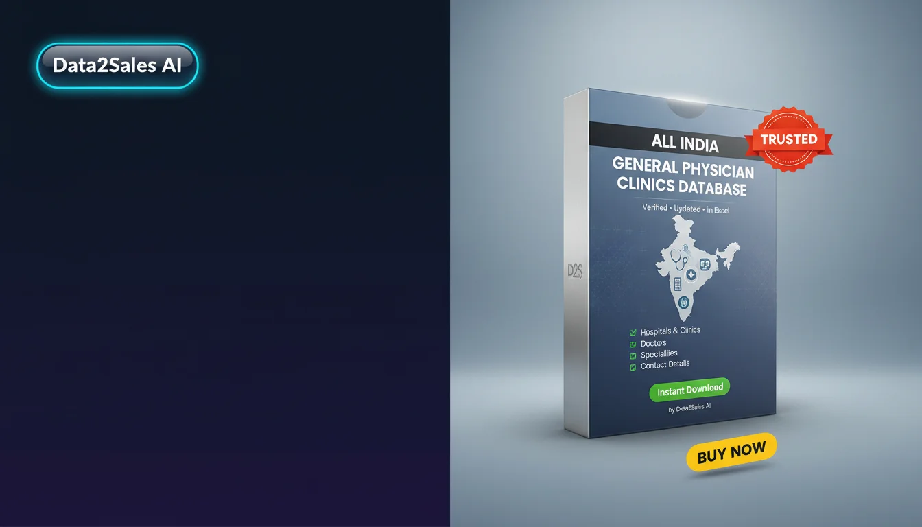 Buy General Physician Clinics Database in India — Verified B2B Leads
