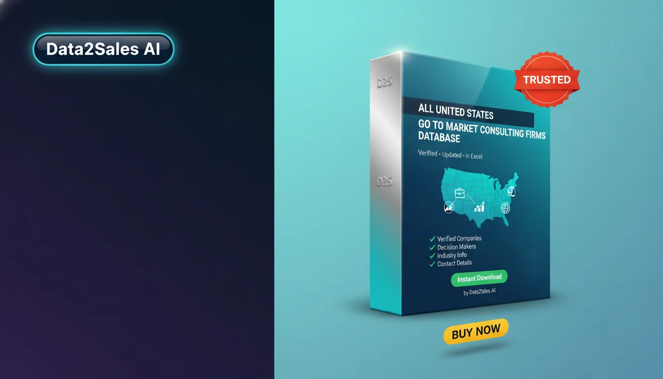 Buy Go To Market Consulting Firms Database in United States — Verifi…