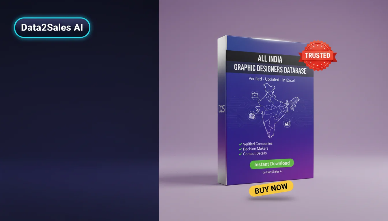 Buy Graphic Designers Database in India — Verified B2B Leads