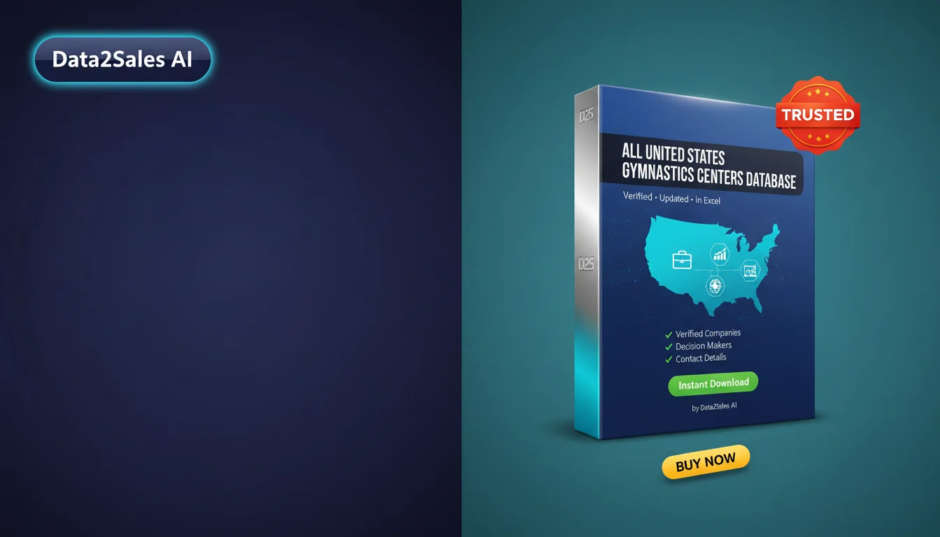 Buy Gymnastics Centers Database in United States — Verified B2B Lead…