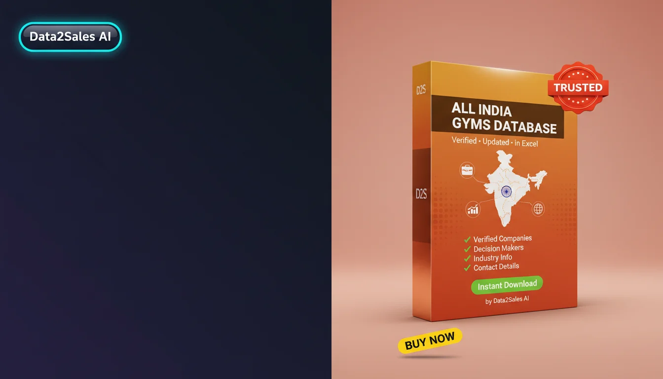 Buy Gyms Database in India — Verified B2B Leads