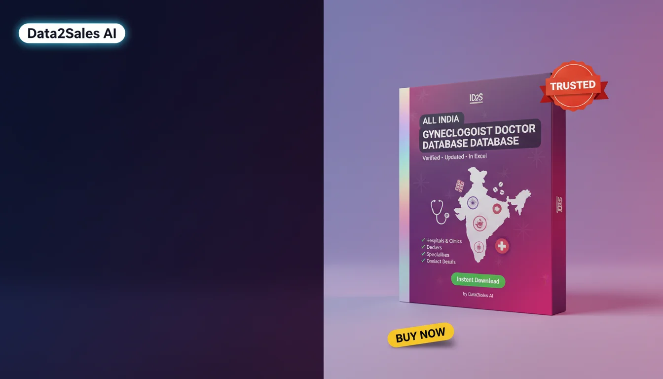 Buy Gynecologist Doctor Databases Database in India — Verified B2B L…