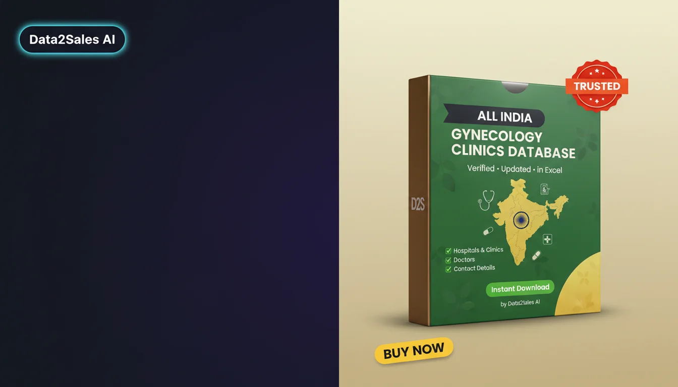 Buy Gynecology Clinics Database in India — Verified B2B Leads