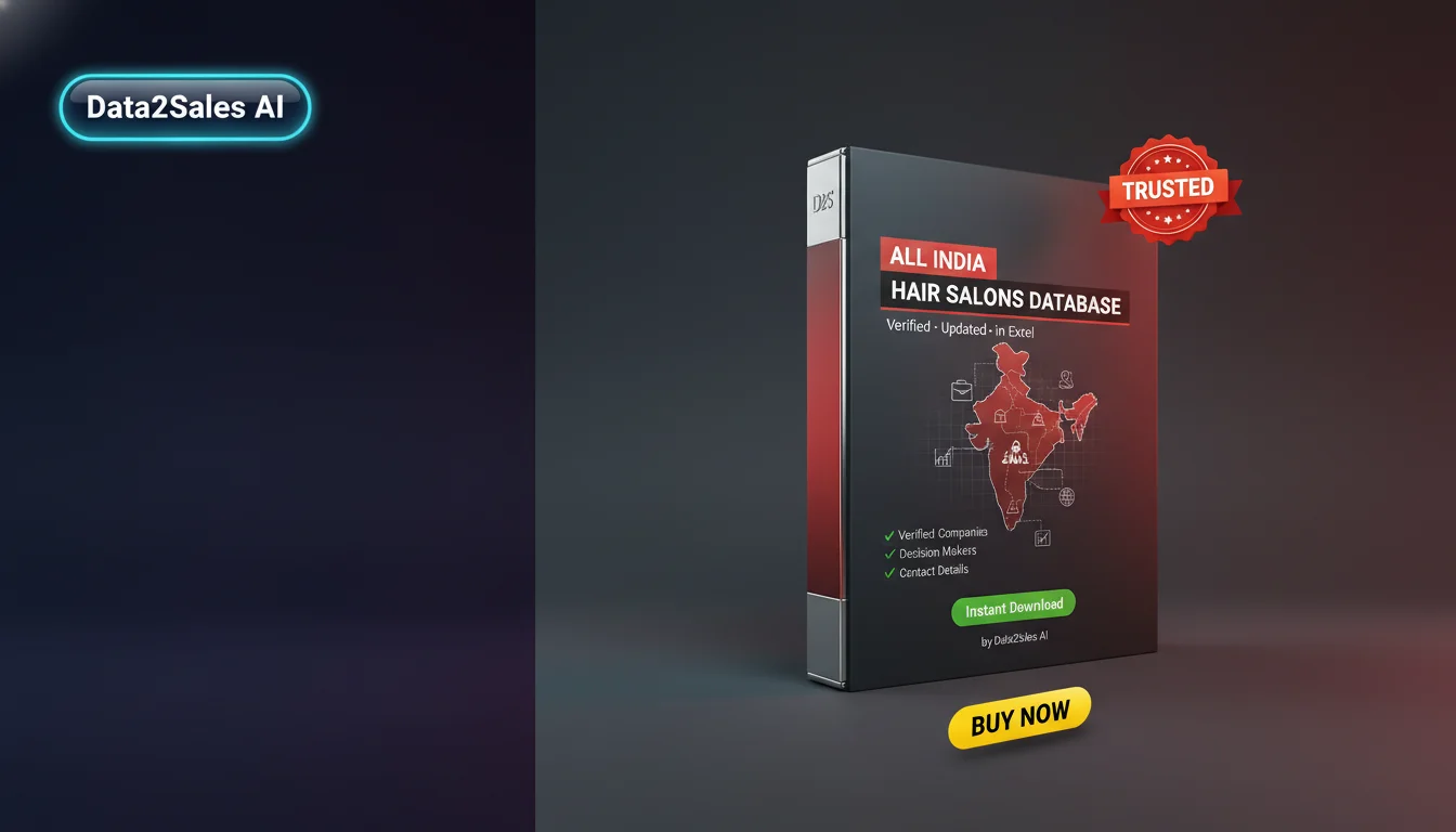 Buy Hair Salons Database in India — Verified B2B Leads