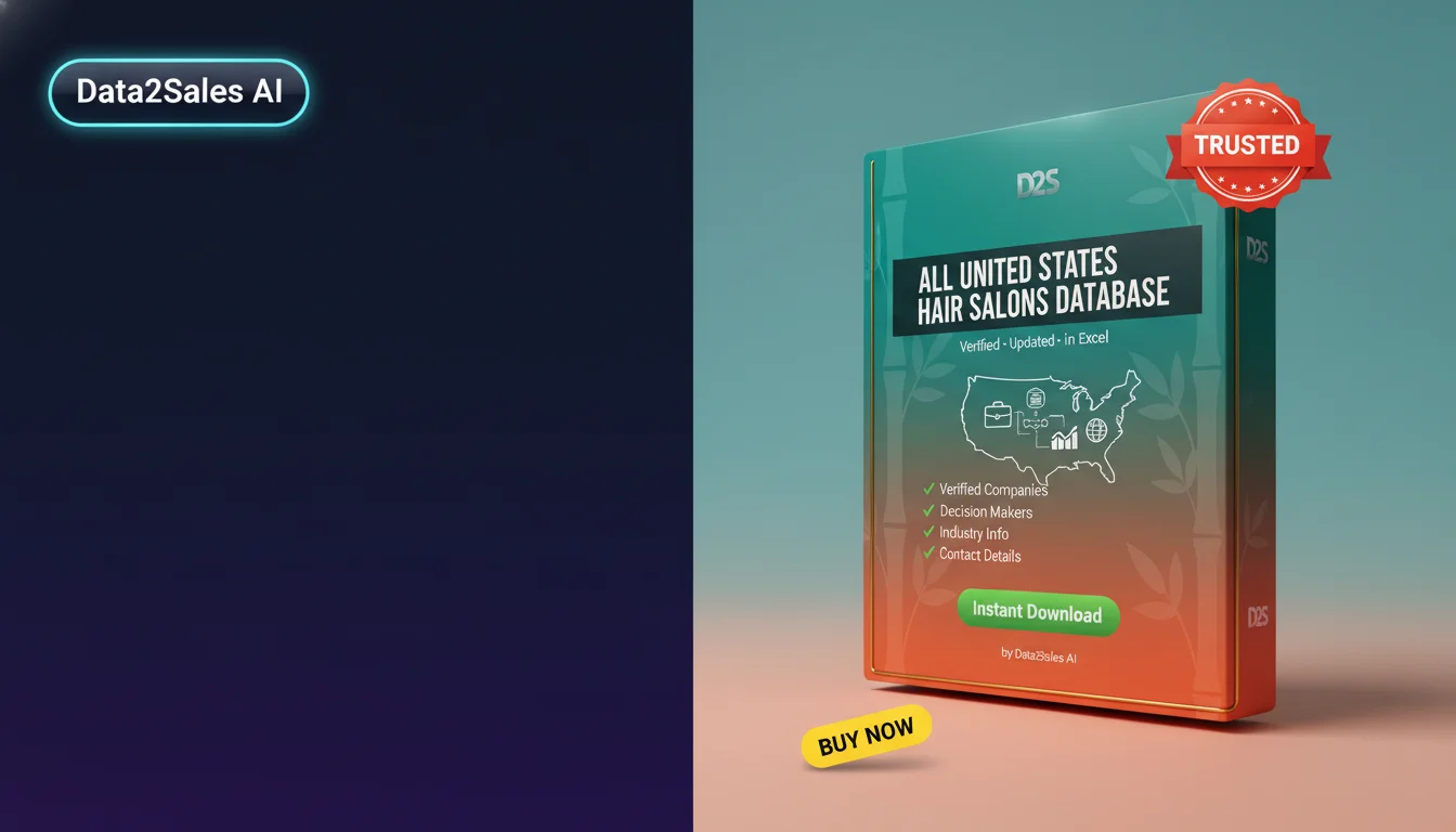 Buy Hair Salons Database in United States — Verified B2B Leads