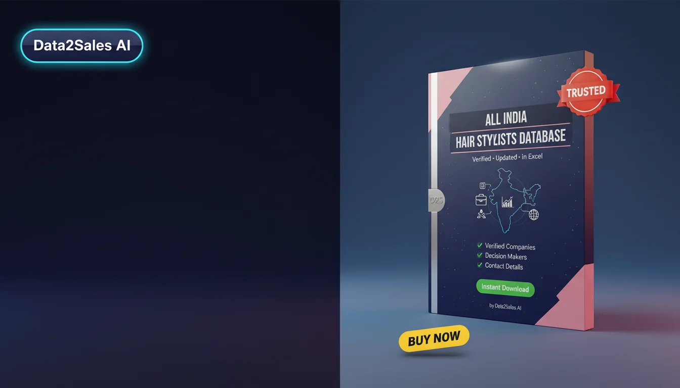 Buy Hair Stylists Database in India — Verified B2B Leads