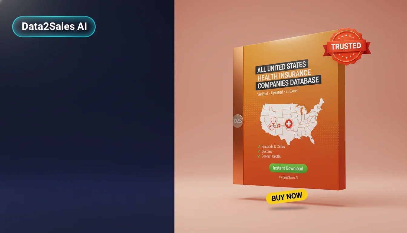 Buy Health Insurance Companies Database in United States — Verified…