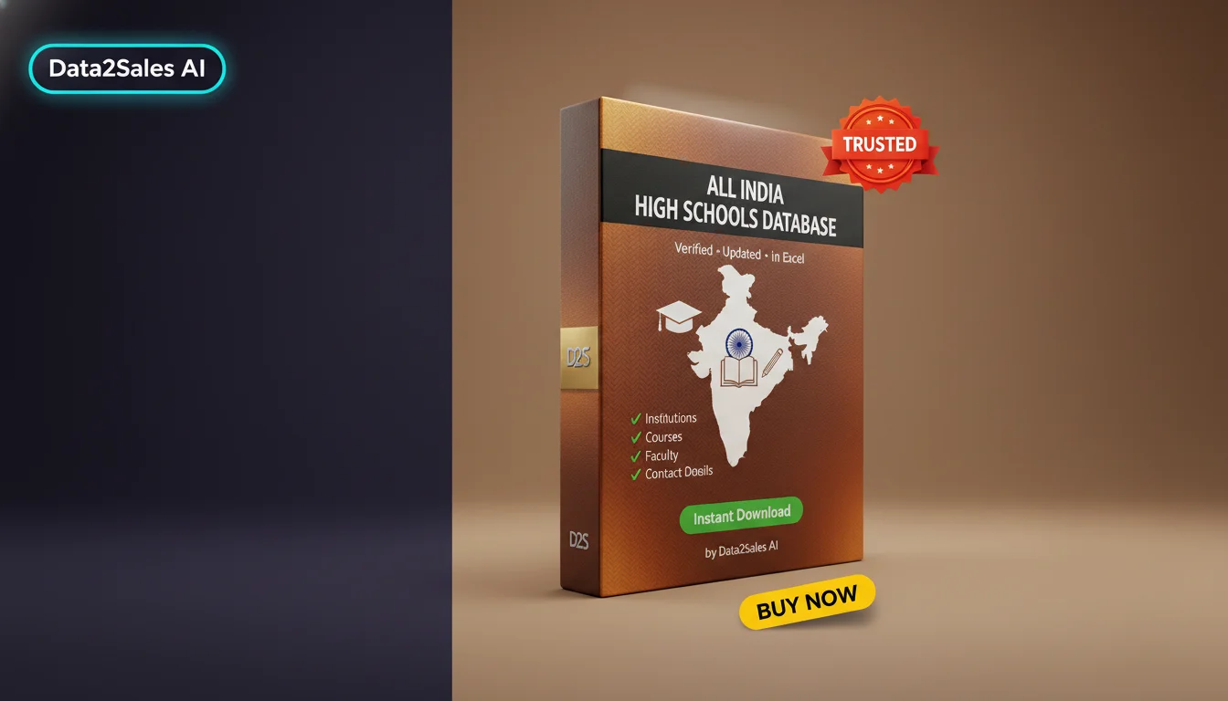 Buy High Schools Database in India — Verified B2B Leads