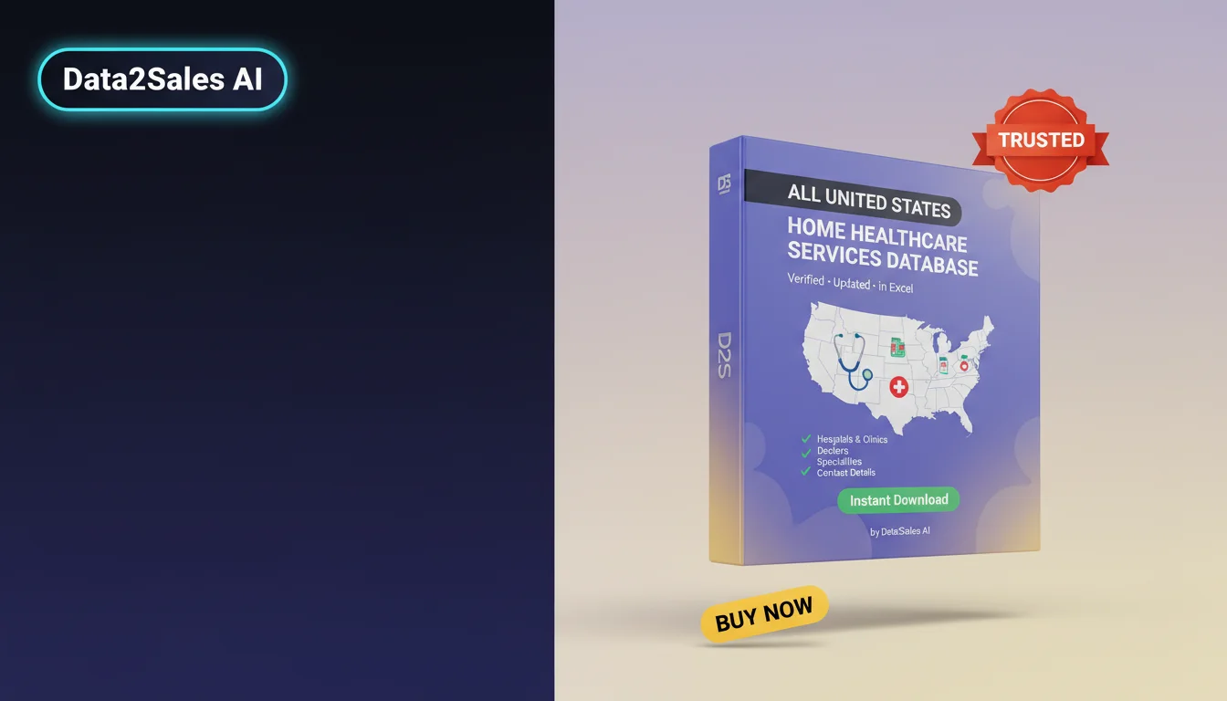 Buy Home Healthcare Services Database in United States — Verified B2…