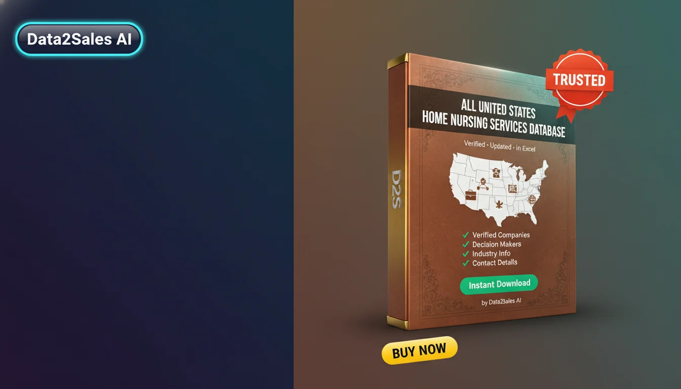 Buy Home Nursing Services Database in United States — Verified B2B L…