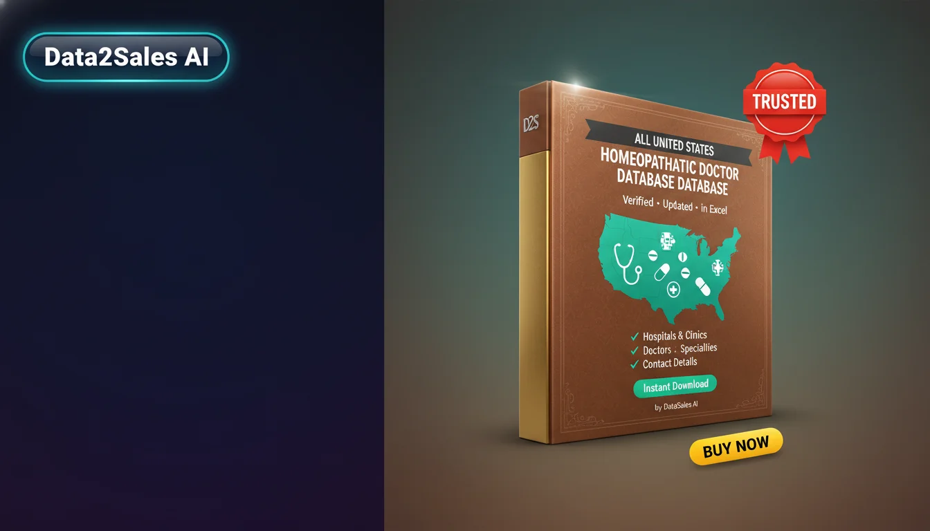 Buy Homeopathic Doctor Doctor Databases Database in United States…