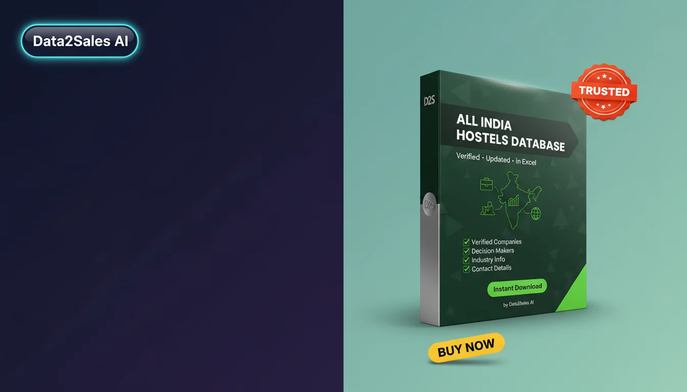 Buy Hostels Database in India — Verified B2B Leads