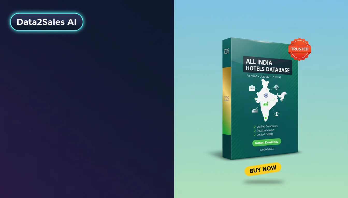 Buy Hotels Database in India — Verified B2B Leads