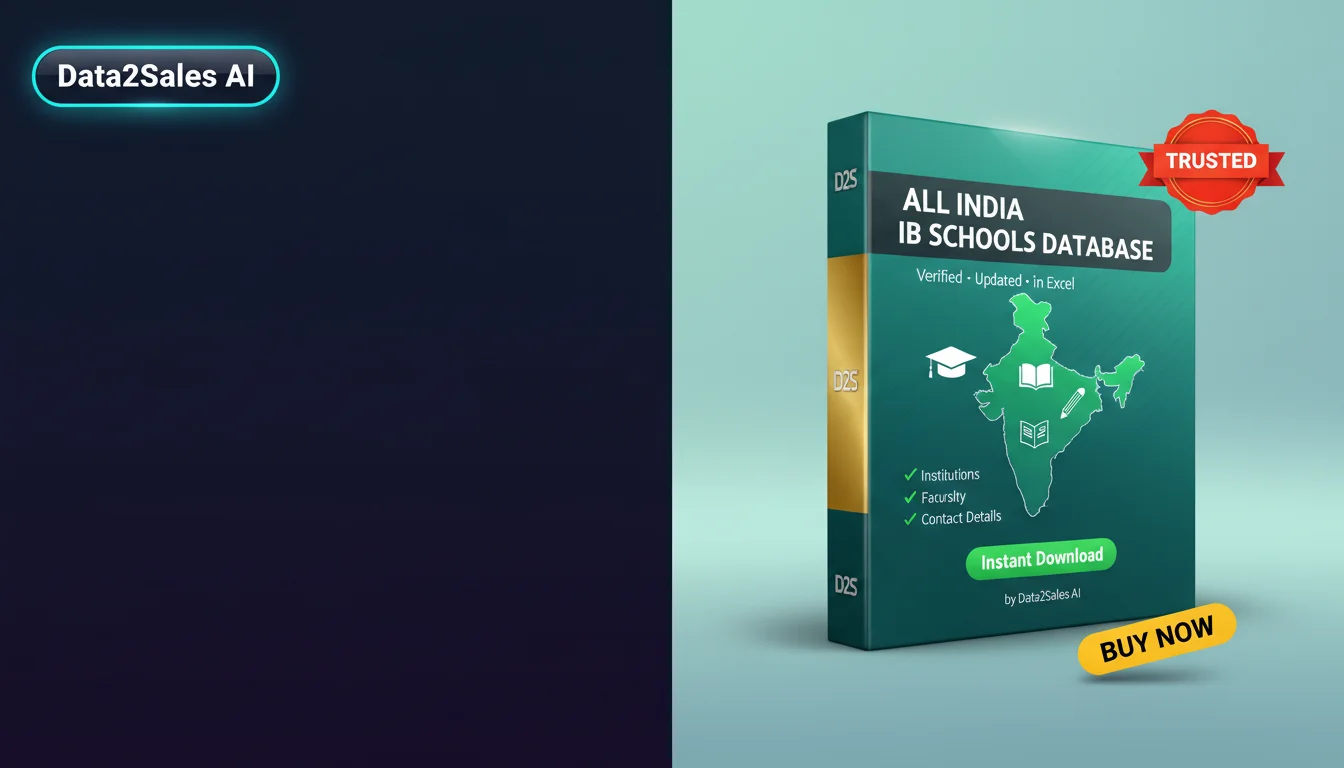 Buy Ib Schools Database in India — Verified B2B Leads