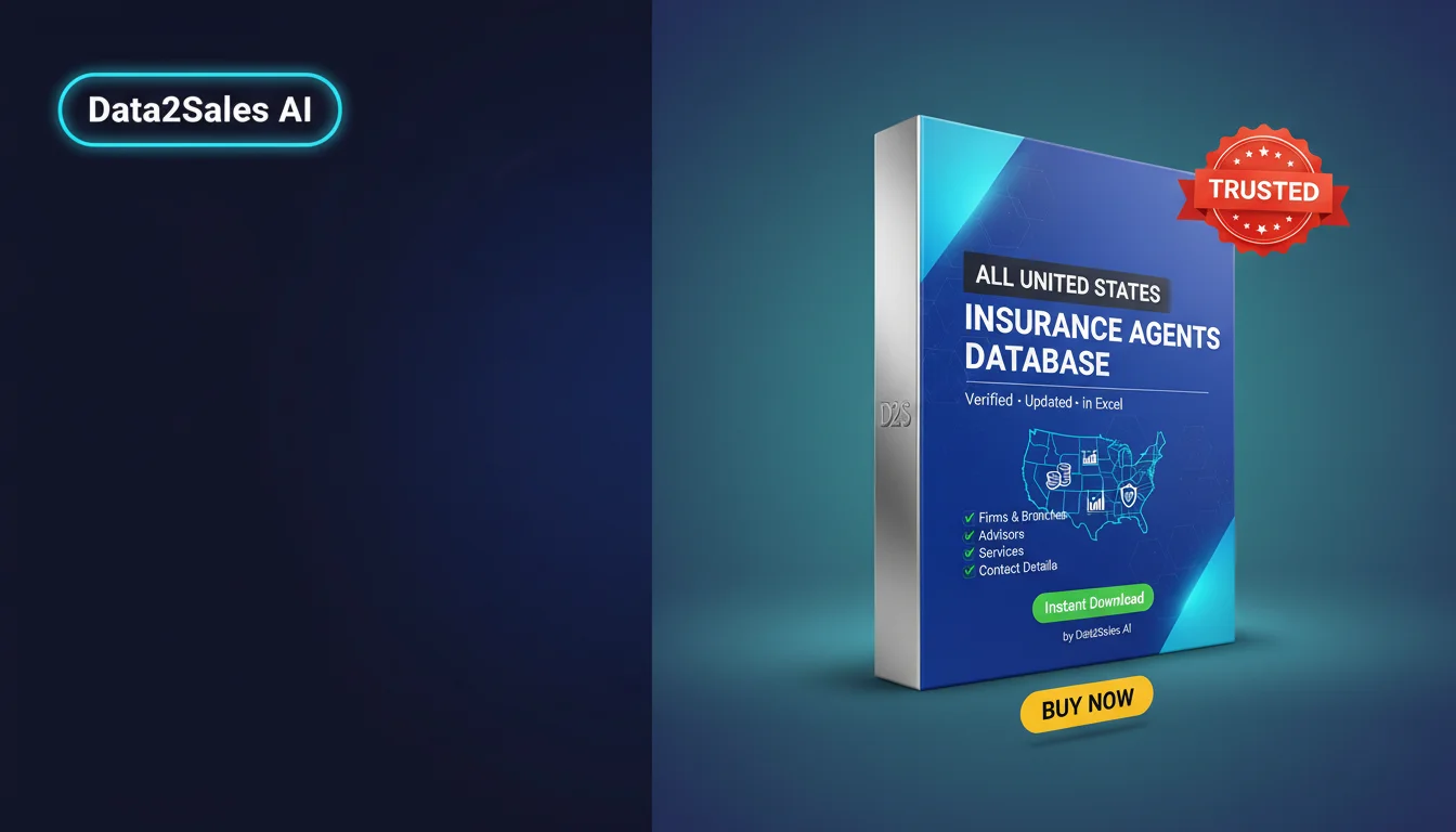Buy Insurance Agents Database in United States — Verified B2B Leads