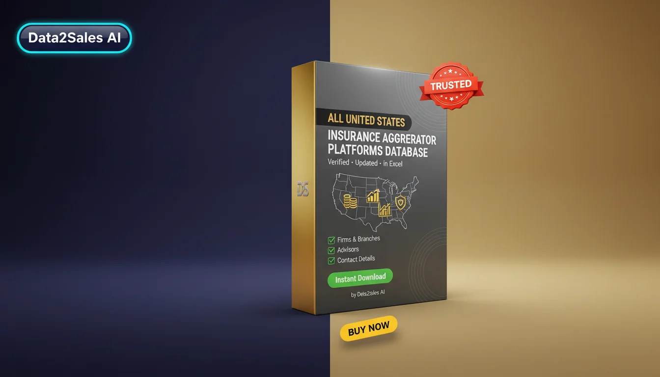 Buy Insurance Aggregator Platforms Database in United States — Verif…