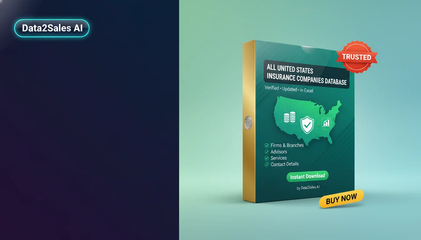 Buy Insurance Companies Database in United States — Verified B2B Lea…