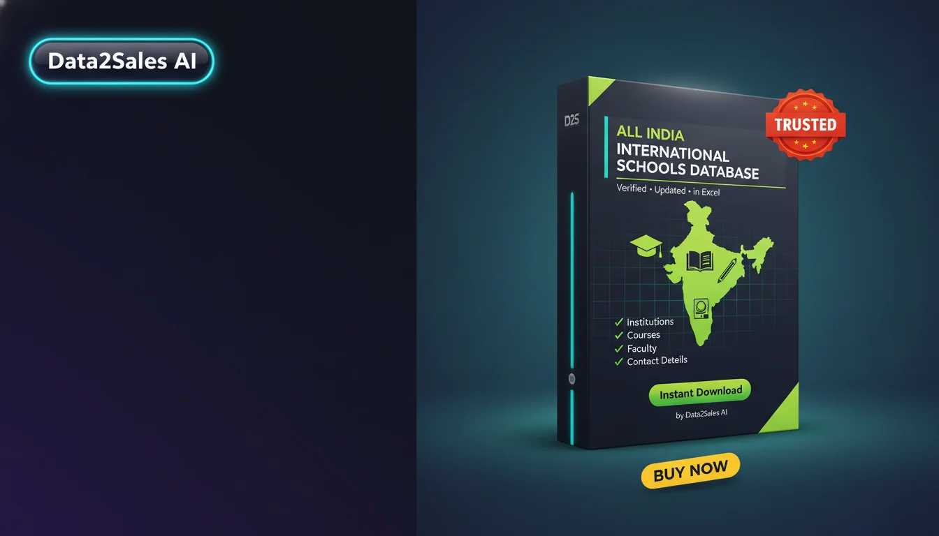 Buy International Schools Database in India — Verified B2B Leads