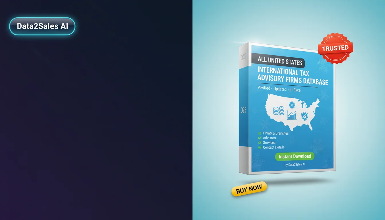 Buy International Tax Advisory Firms Database in United States — Ver…