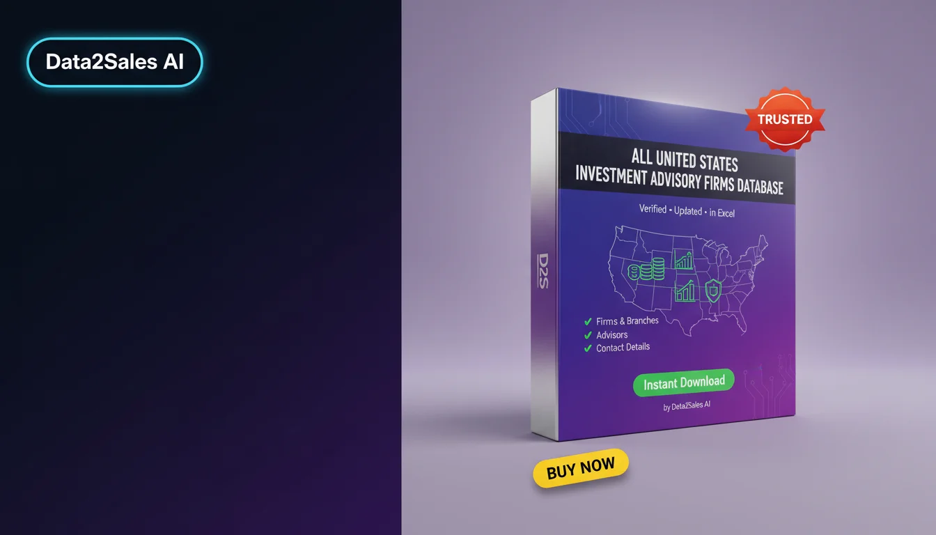 Buy Investment Advisory Firms Database in United States — Verified B…