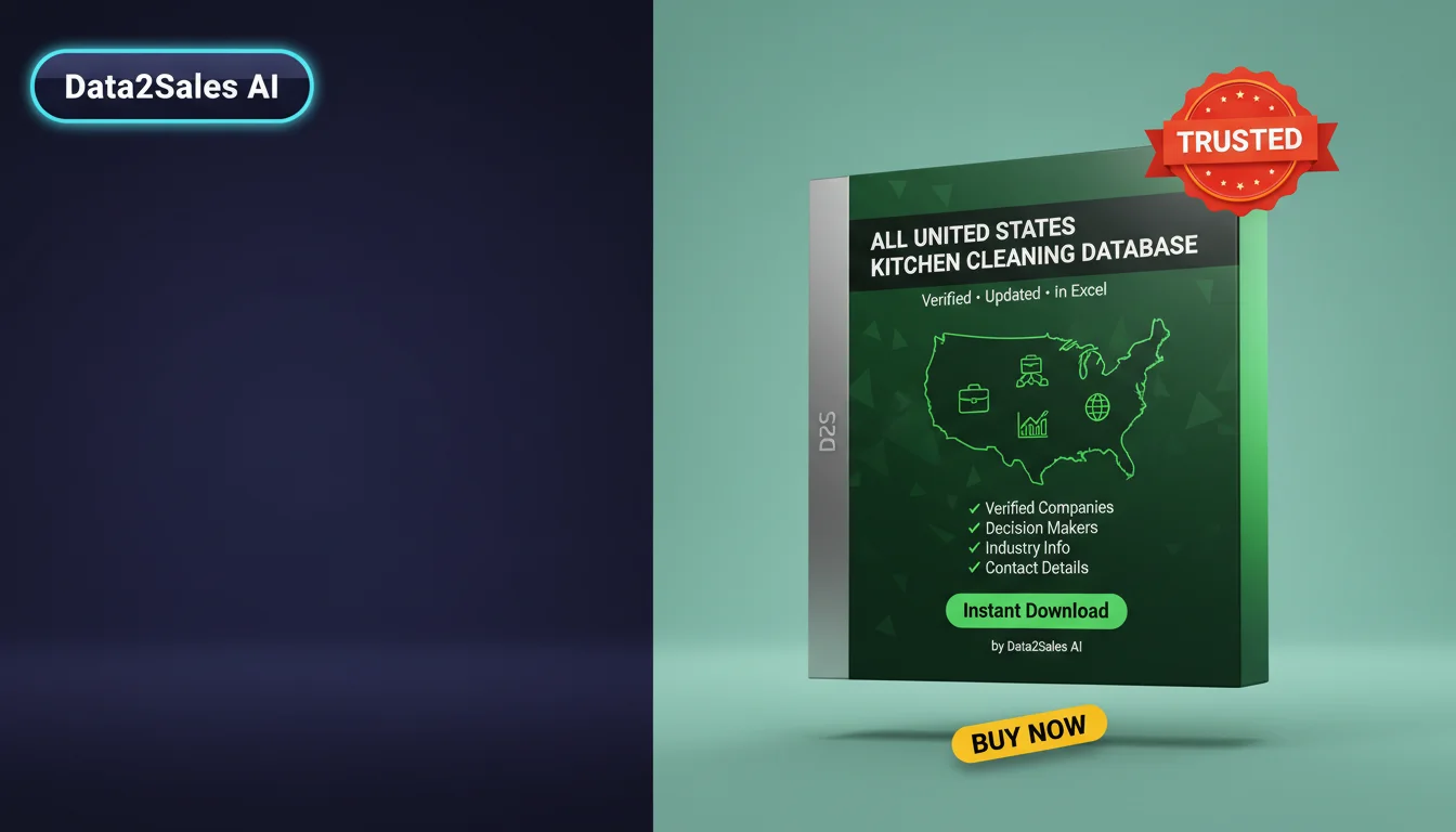 Buy Kitchen Cleanings Database in United States — Verified B2B Leads
